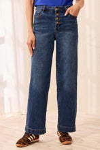 Load image into Gallery viewer, Audrey Button Fly Wide Leg - Dusk (Tribal)
