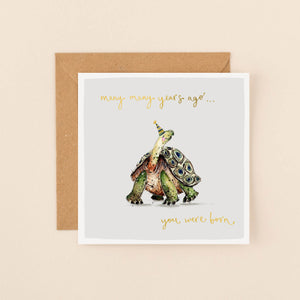 Tortoise Birthday Card