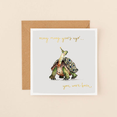 Tortoise Birthday Card