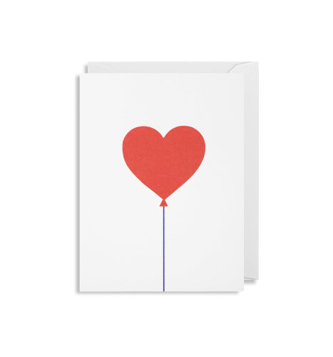 Heart Balloon Mini Card