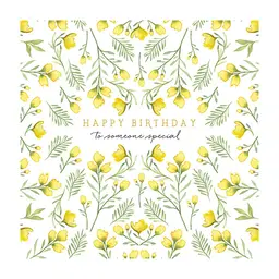 Happy Birthday Sprig Card