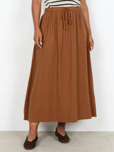 Load image into Gallery viewer, Linen Blend Skirt - Toffee (Soya Concept)

