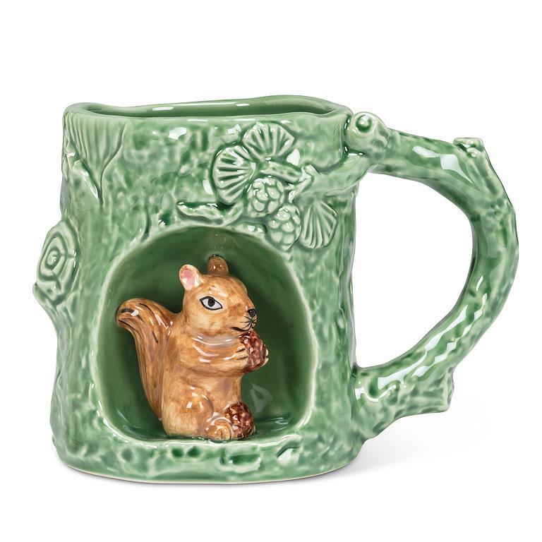 Tree Look Mug w/ Squirrel