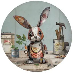 Robo Rabbit Magnet