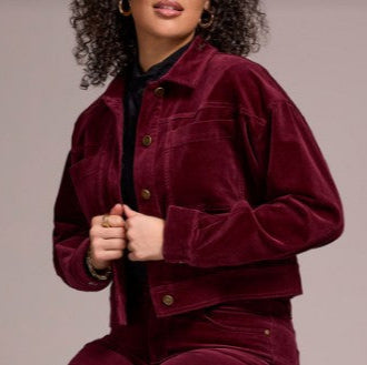 Cord Jacket - Wine (Tribal)