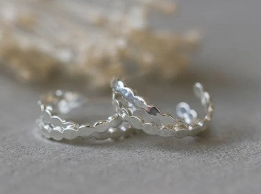 Bella Curio Hoop - Silver Plated (Glee)