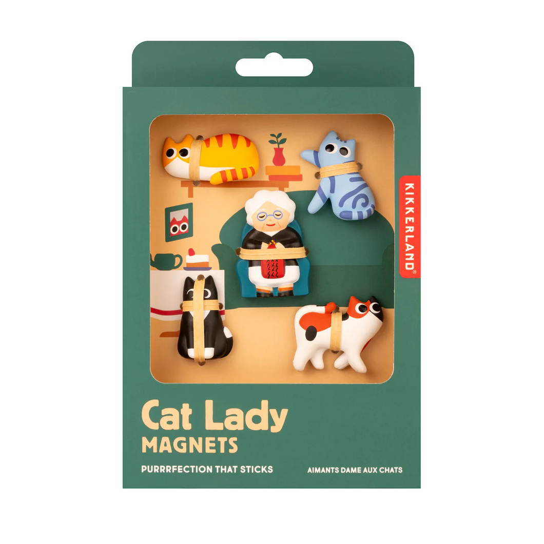 Cat Lady Magnets Set/5