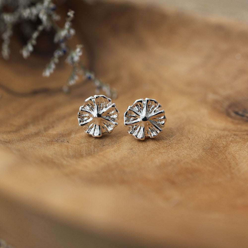 Windflower Studs - Silv Plate (Wild Abandon)