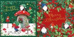 Gnomes Duo Christmas Card Pack/10