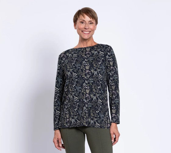Margie Top - Khaki Herbal (Blue Sky)