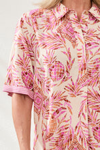 Load image into Gallery viewer, Printed Button Front Dress - Wisteria

