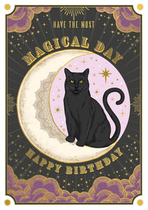 Soulmates Magic Cat Birthday Card