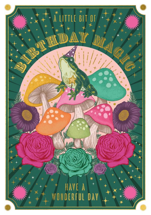 Soulmates Magic Frog Birthday Card
