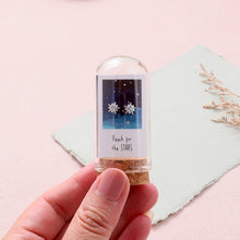 Load image into Gallery viewer, Crystal Sparkle Star Studs - Silver
