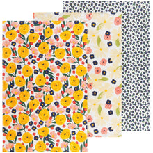 Load image into Gallery viewer, Full Bloom S/3 Floursack Tea Towels
