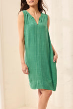 Load image into Gallery viewer, Sleeveless Saddle Stitch Dress - Grass (Tribal)
