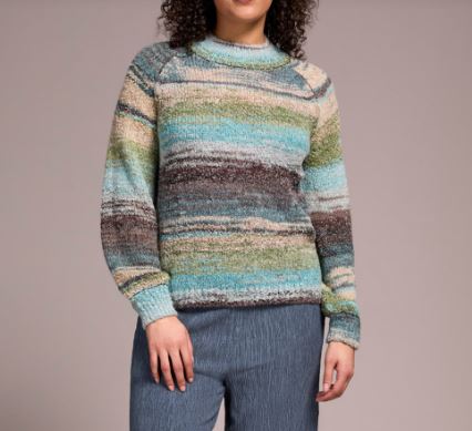 Mock Sweater - Aquahaze (Tribal)