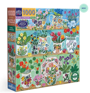 Floral Cupboard 1000 Piece Puzzle