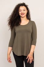 Load image into Gallery viewer, Jazz 3/4 Top - Khaki (Blue Sky)
