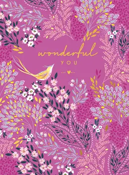 Wonderful You Bird Card