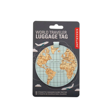 Load image into Gallery viewer, World Traveler Luggage Tag
