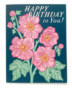 Birthday Anemones Card