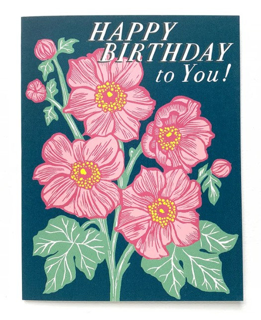 Birthday Anemones Card