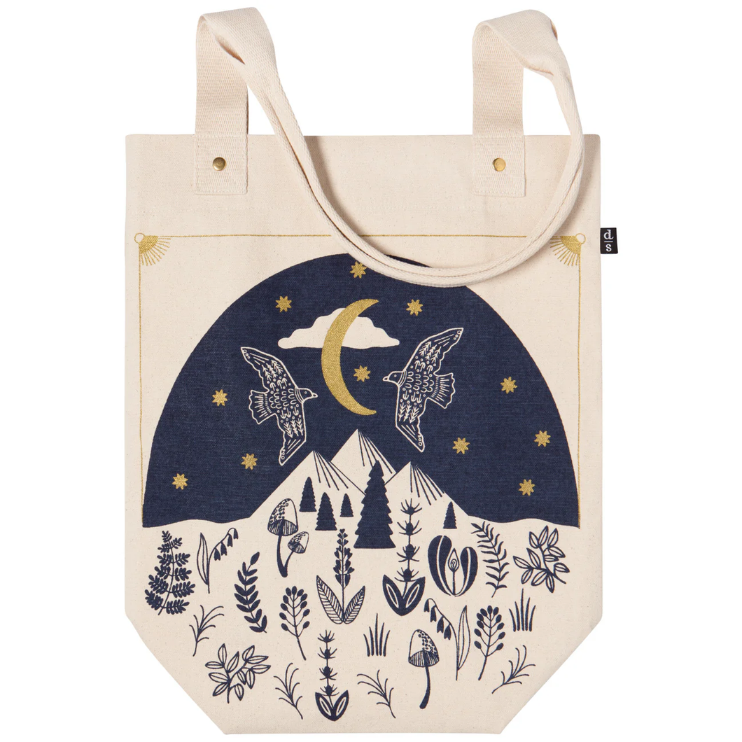 Moonlit Canvas Tote