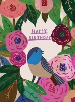 Happy Birthday Bird Card