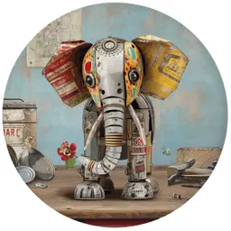 Robo Elephant Magnet