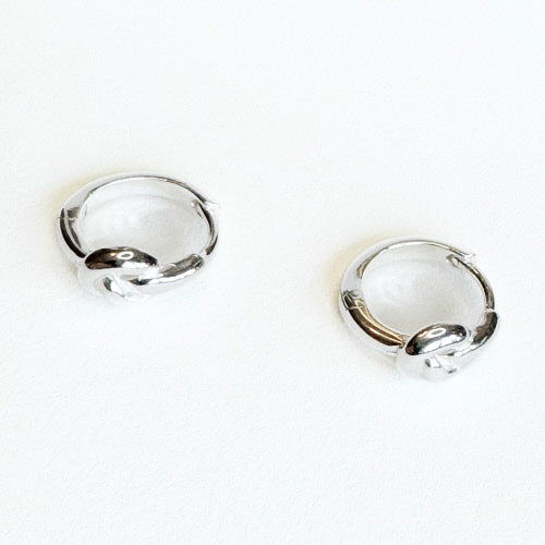 Knot Hoop - Silver (Bambu)