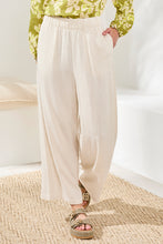 Load image into Gallery viewer, Linen Mix Pull-On Ankle Pant - Canvas (Tribal)
