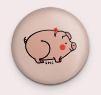 Stay Home Club - Piggy Magnet