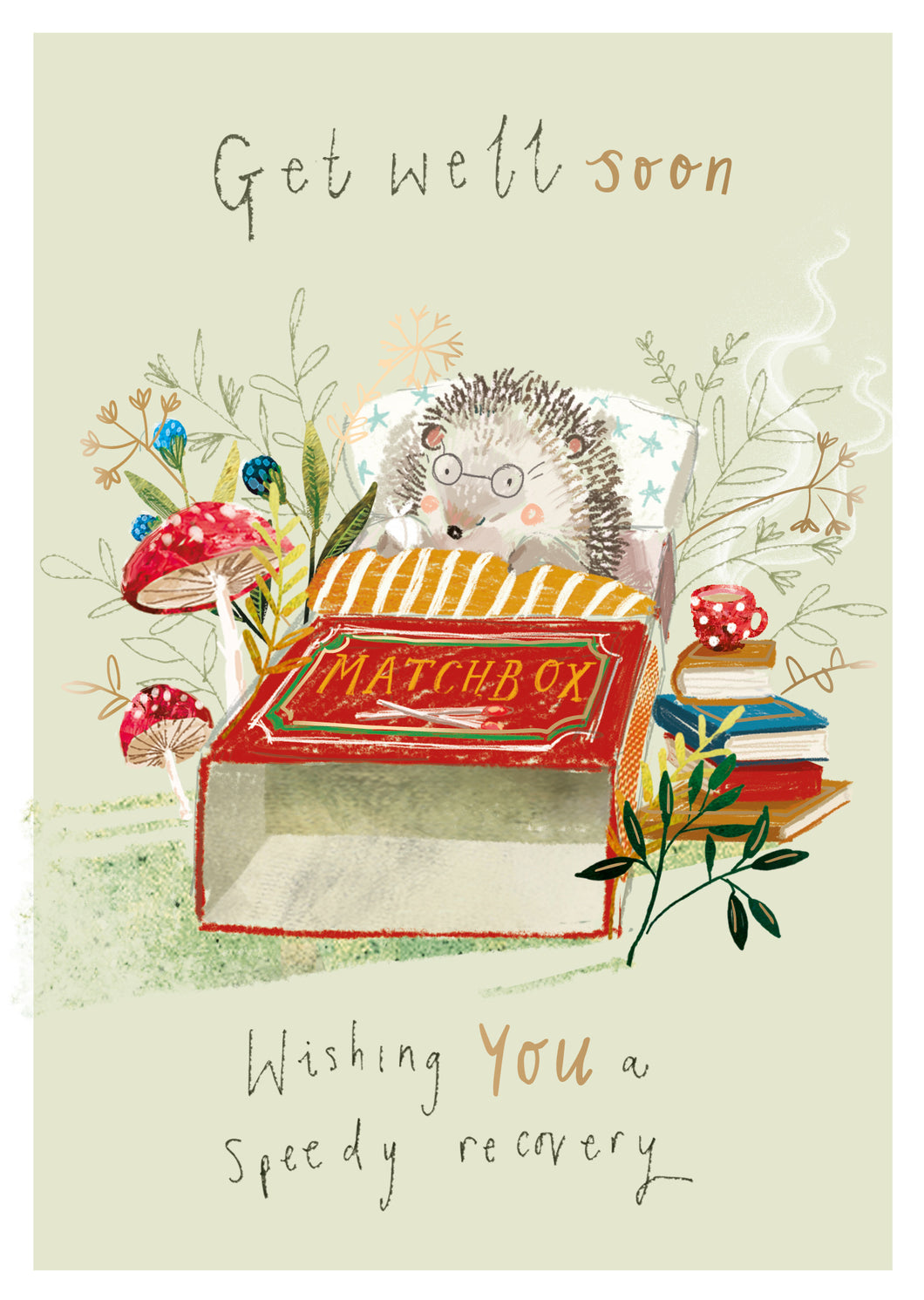 Sending Hedge Hugs Get Well Soon Card