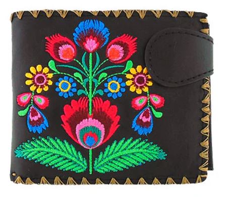 Blossom Embroidered Wallet