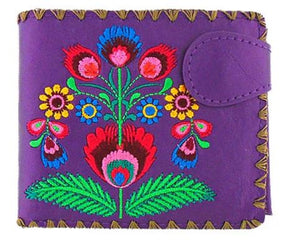 Blossom Embroidered Wallet