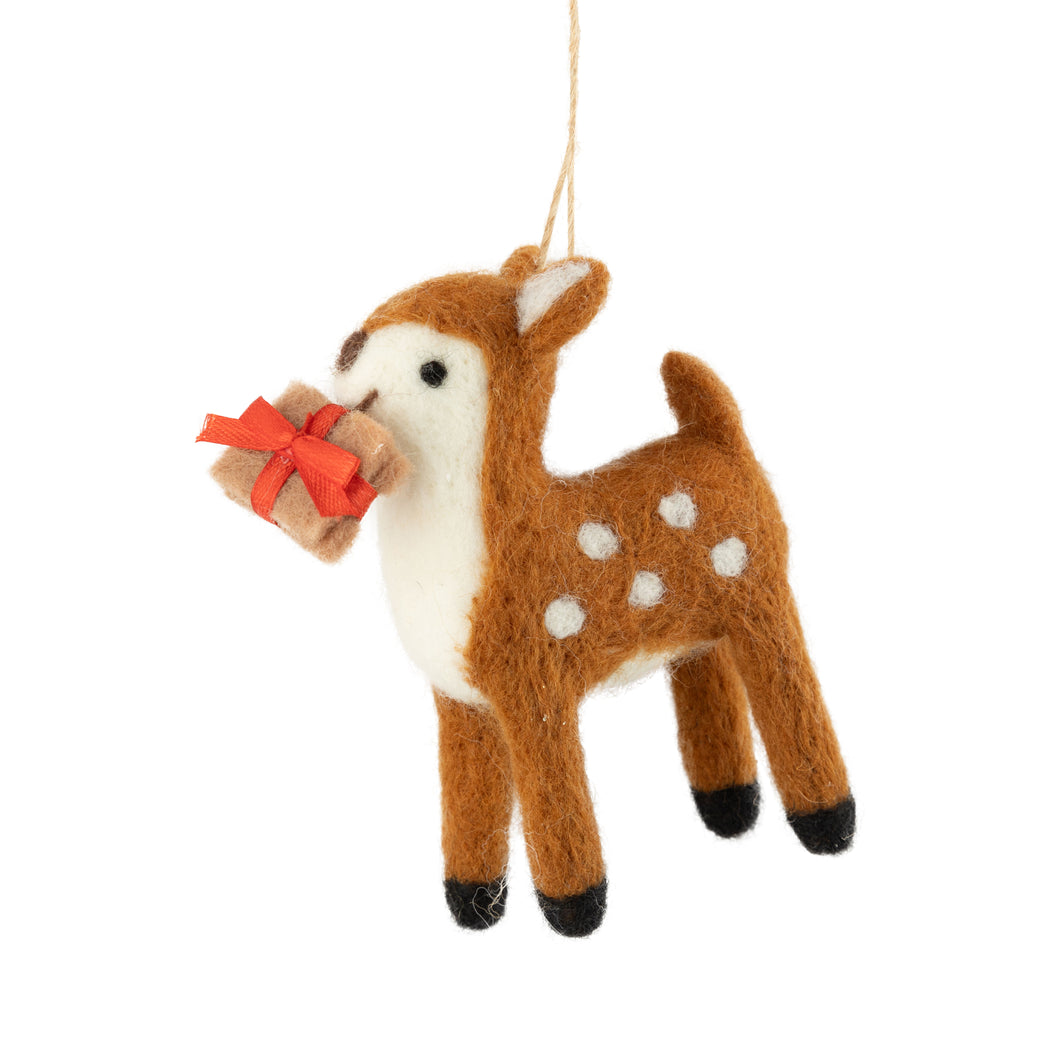 Felt Fawn Ornament