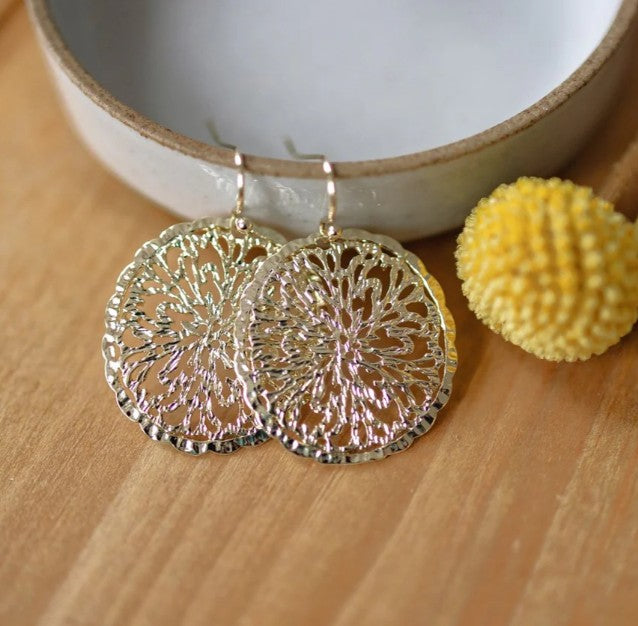 Mantra Earring - Gold Plated (Wild Abandon)