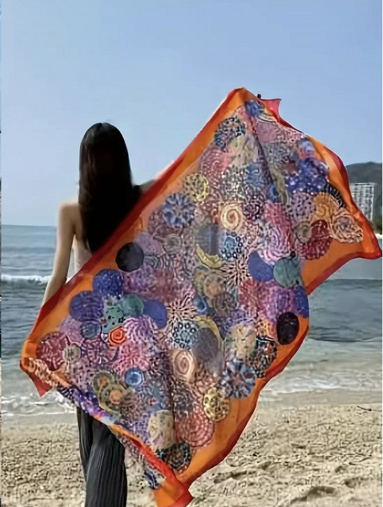 Colourful Multi Print Scarf