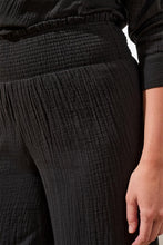 Load image into Gallery viewer, Smocked Waffle Pant - Black (Tribal)
