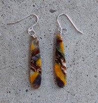 Honey Drop Earrings (Torched)