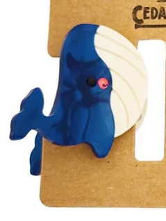 Mini Whale Hair Claw
