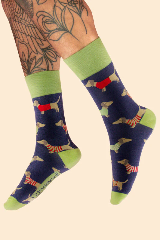 Powder Men's Sausage Dog Sock