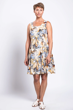 Load image into Gallery viewer, Sara Dress - Coffee Marble (Blue Sky)
