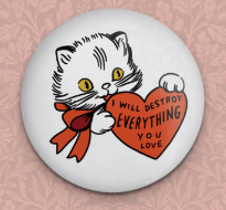 Stay Home Club - Destroy (Cat) Magnet