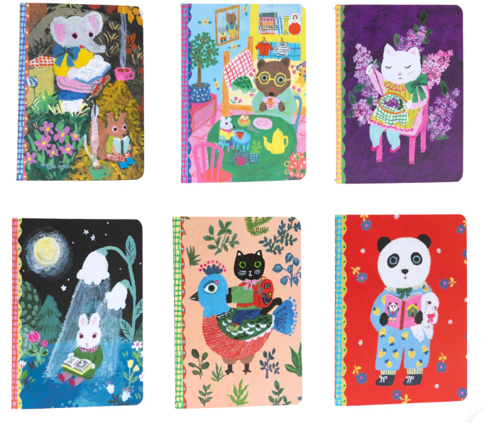 Yumi Tiny Journal - 6 Assorted