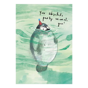 Party Seal Birthday Card