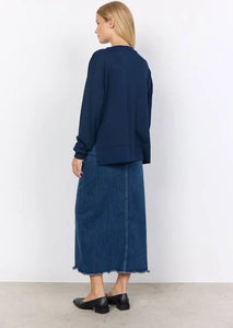 Banu Super Soft Sweatshirt - Navy (Soya Concept)