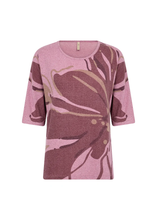 Load image into Gallery viewer, Printed Softy Top - Mauve Orchid (Soya Concept)
