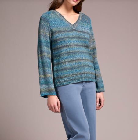 Spacedye V-Neck Sweater - Celestial (Tribal)